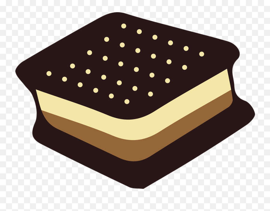Ice Cream Sandwich Dessert - Ice Cream Sandwich Clipart Png Emoji,Ice Cream Sandwich Emoji