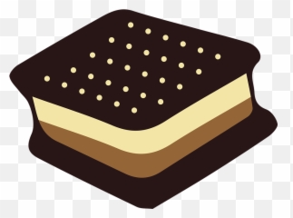 Ice Cream Sandwich Dessert - Ice Cream Sandwich Clipart Png Emoji,Ice Cream Sandwich Emoji