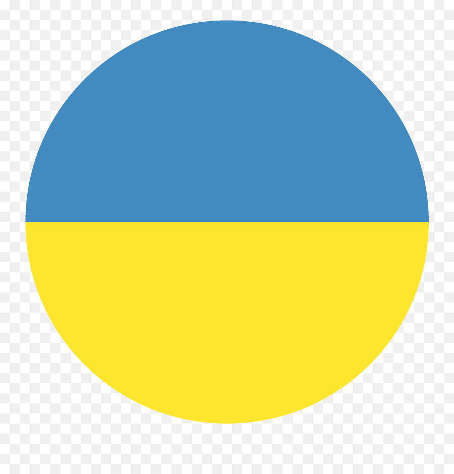 Flag Ukraine Emoji High Definition Big Picture And - Ukraine Flag Round Png,U Emoji Meaning