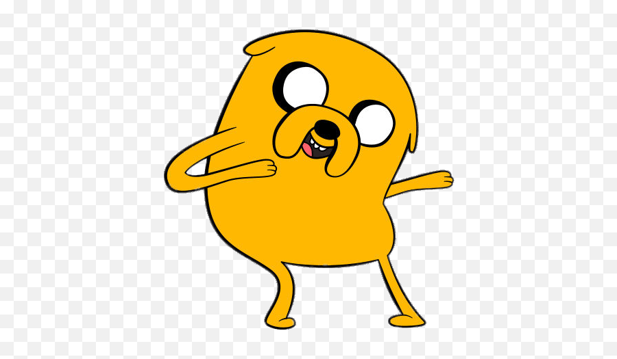 Adventure Time Jake The Dog Dancing - Jake The Adventure Transparent Jake Adventure Time Emoji,Dancing Hot Dog Emoji
