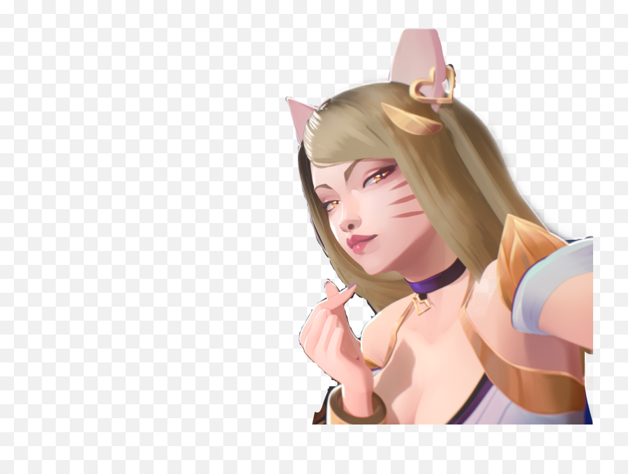 Kda Kdaahri Lol Sticker - Kda Lol Png Ahri Emoji,Ahri Emoji