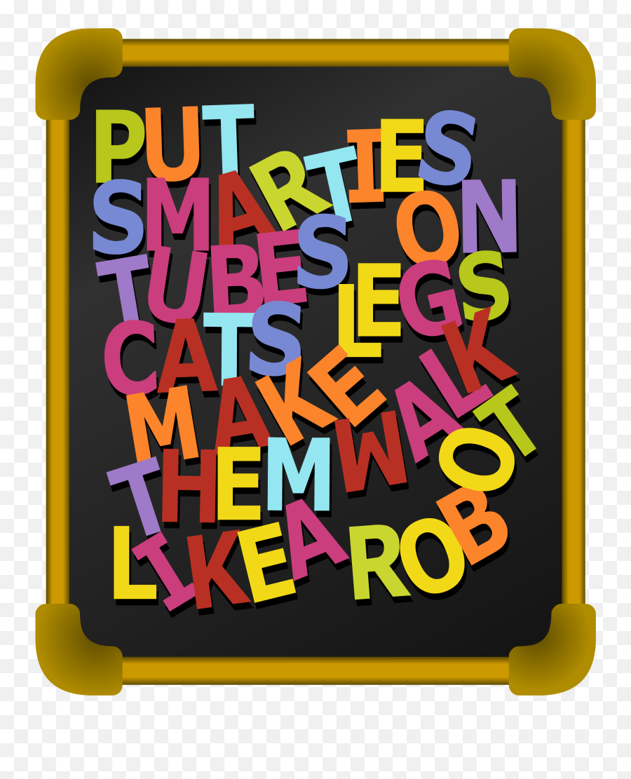 Jimmy Carru0027s Unscrambled Magnet Board From Qi Smarties - Hard Emoji,Traitor Emoji