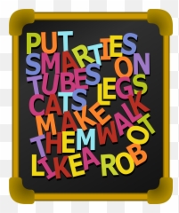 Jimmy Carru0027s Unscrambled Magnet Board From Qi Smarties - Hard Emoji,Traitor Emoji