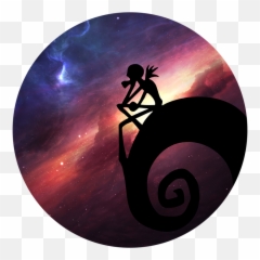 Nightmare Skellington Silhouette Jack - Jack Skellington Free Emoji,Jack Skellington Emotions