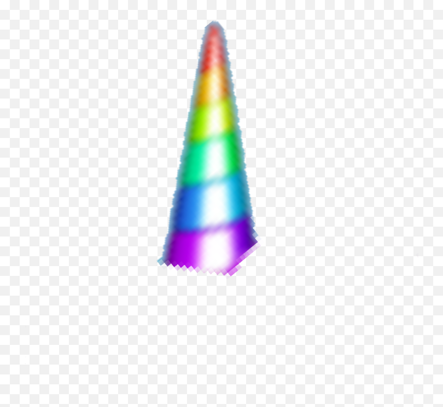 Unicorn Horn Clipart Rainbow - Triangle Png Download Rainbow Unicorn Horn Transparent Emoji,Metal Horn Emoji