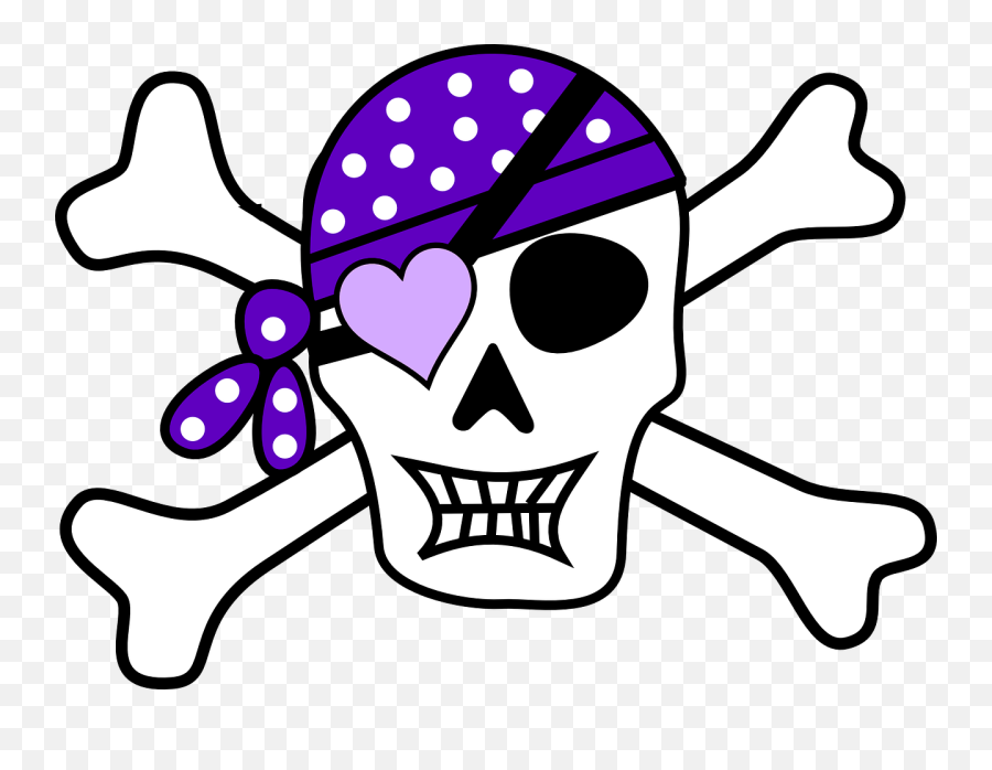 Eye Patch Pirate Vectors - Purple Pirates Emoji,Eye Patch Emoticon