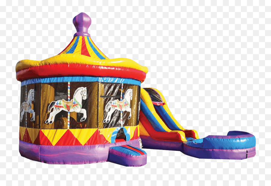 Inflatable Bounce U0026 Slide Combos New York Clownscom - Child Carousel Emoji,Fun Emoji Combos