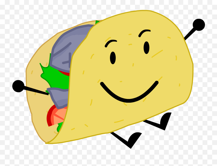 Taco - Taco Bfdi Object Shows Emoji,Emoticon Pillow Philippines