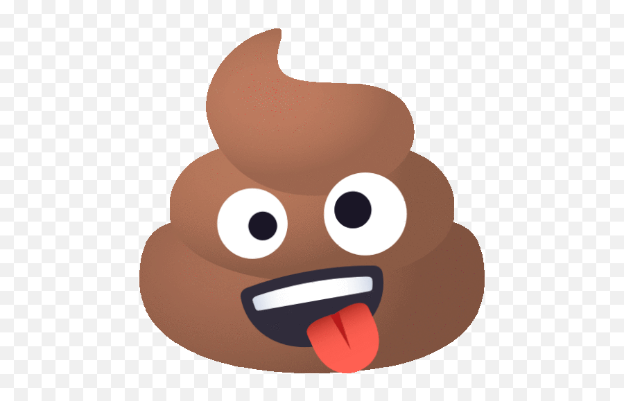 Tongue Out Pile Of Poo Gif - Happy Emoji,Bleh Emoji