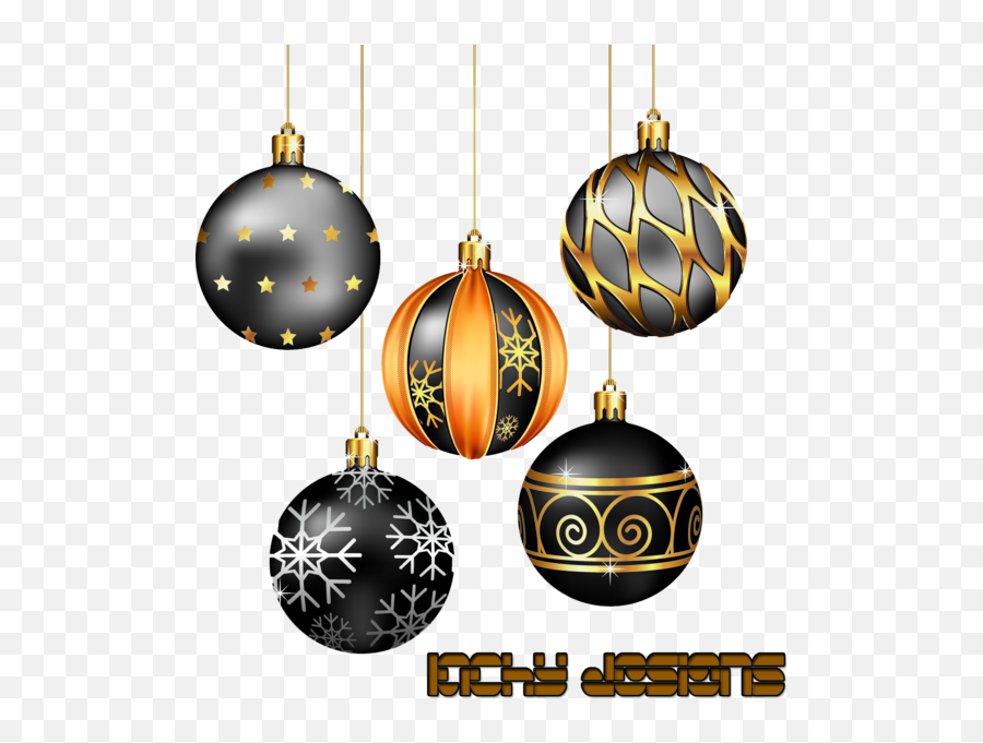 Christmas Ball Psd Official Psds - Christmas Balls Gold Black Emoji,Emoji Christmas Balls