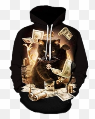 Cat Money Hoodie Pullover Pulli Sticker - Cat Hoodies Emoji,Black Emoji Hoodie