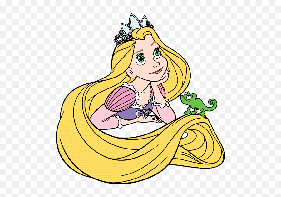 Corona Cartoon Disney Sticker By Nrggiulia83 - Tangled Rapunzel Clip Art Emoji,Disney Princess Emoji