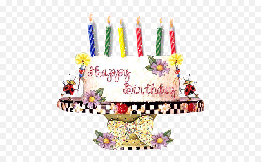 Download Animated Gif Birthday Cake Png U0026 Gif Base - Animated Gif Happy Birthday Emoji,Facebook Emoticons Cake