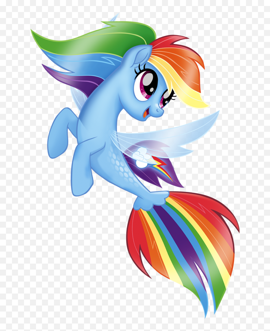 Rainbow Dash Safe - Rainbow Dash Mlp Sea Ponies Emoji,Emotion Spitfire Fishing