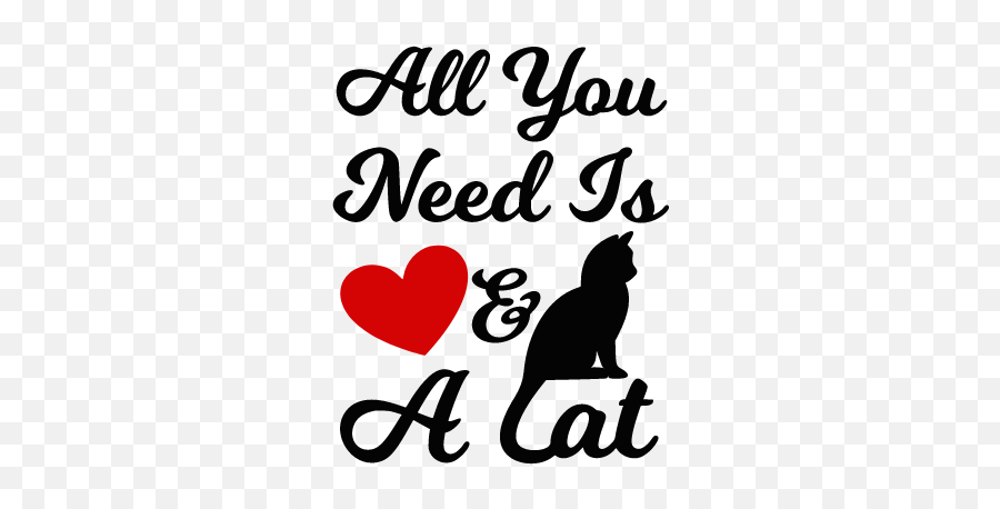 Cat Love Quote Id 1558249282276 - Cut Ready Svg Gallery Cat Quotes Text Png Emoji,Sad Emotion Quotes