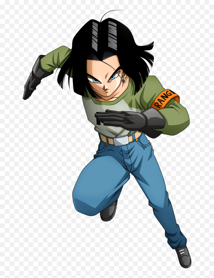 Android 17 - Dragon Ball Numero 17 Png Emoji,Android 17 Human Emotions