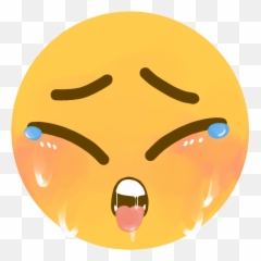 Virusdetected - Cursed Discord Emotes Transparent Emoji,Moan Emoji
