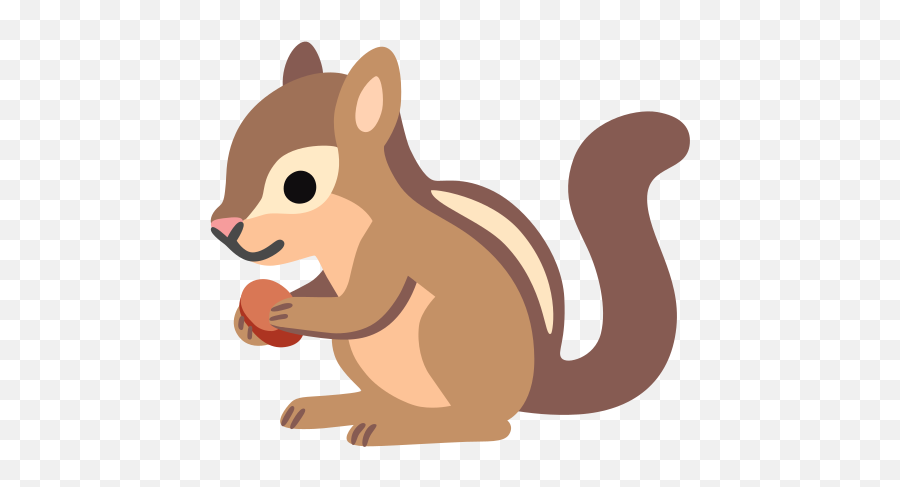 Chipmunk Emoji - Squirrel Emoji,Squirrel Emoticon
