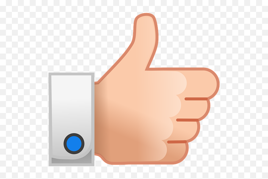 Thumb Button Finger Like Button - Like Png Emoji,I Get The Black Finger Emoji On Facebook