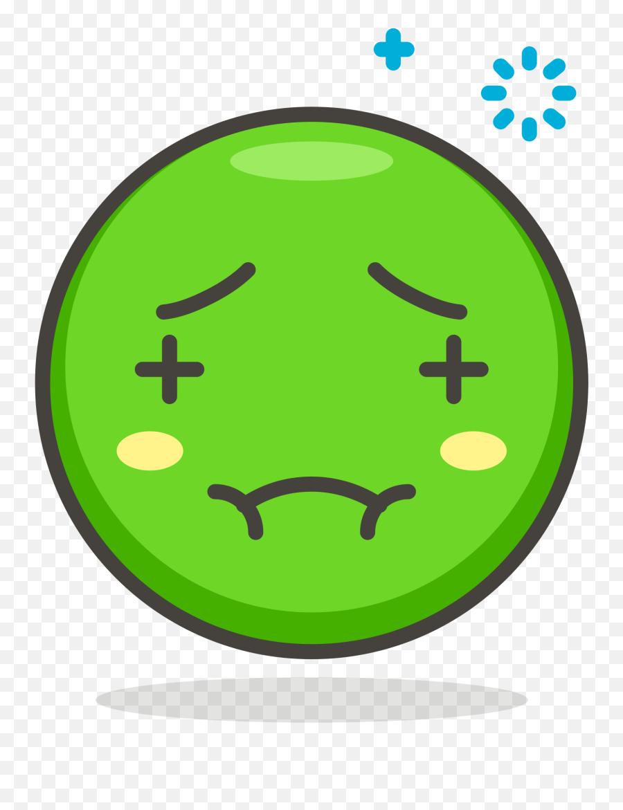 Nauseated Face Emoji Clipart - Nausea Clip Art,Nauseated Emoji