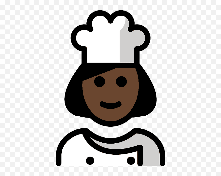 Woman Cook Emoji Clipart - Chef Animado Mujer Png,Chef Emoji