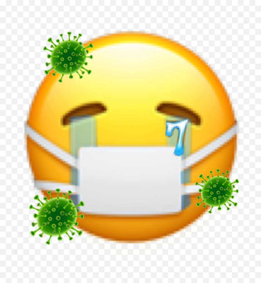 The Most Edited Sickness Picsart - Cubrebocas Emoji Con Mascarilla,Get Down With The Sickness! Tongue Emoticon