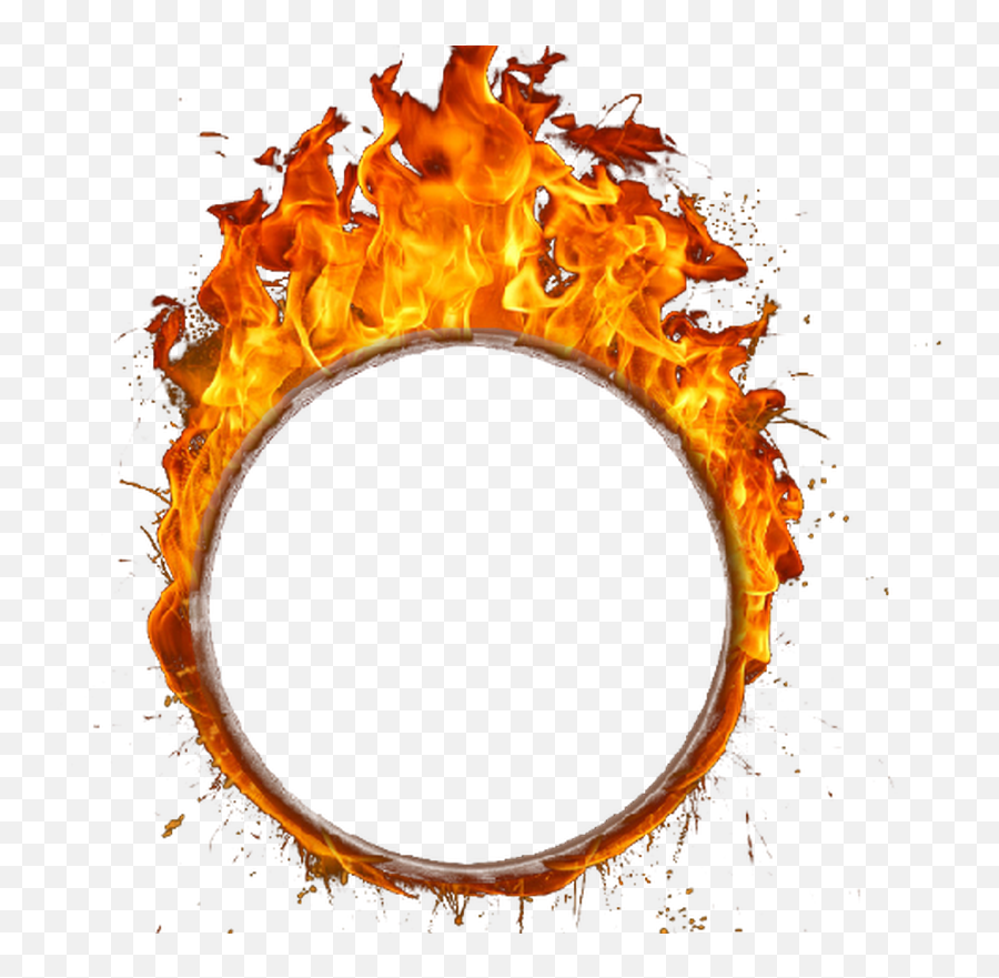 Fire Png Transparent Png - Transparent Background Circle Of Fire Emoji,Fire Emoji By Kb