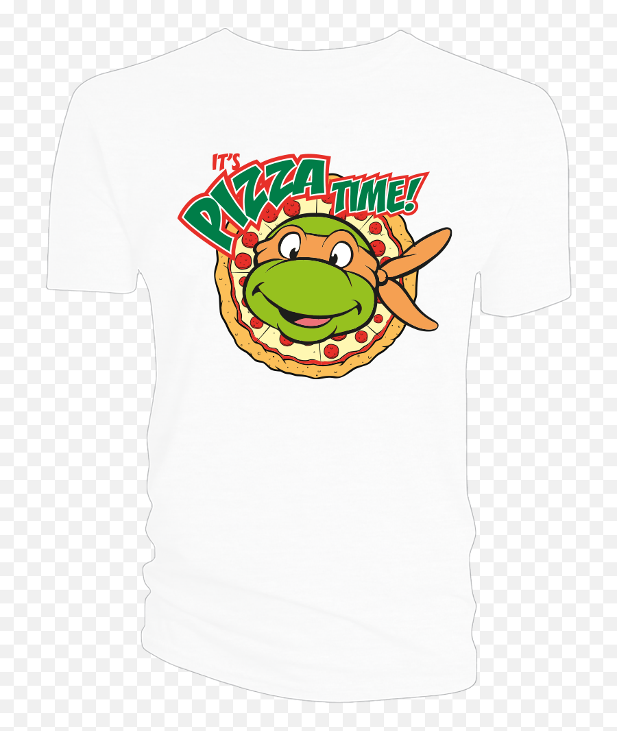 Teenage Mutant Ninja Turtles T - Shirt Itu0027s Pizza Time Ninja Turtle Its Pizza Time Emoji,Russian Doll Emoticon