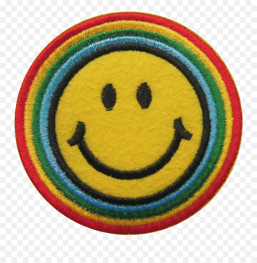 Smile Smileyface Smiley Patch Sticker - Smile Hippie Emoji,Walker Emoticon