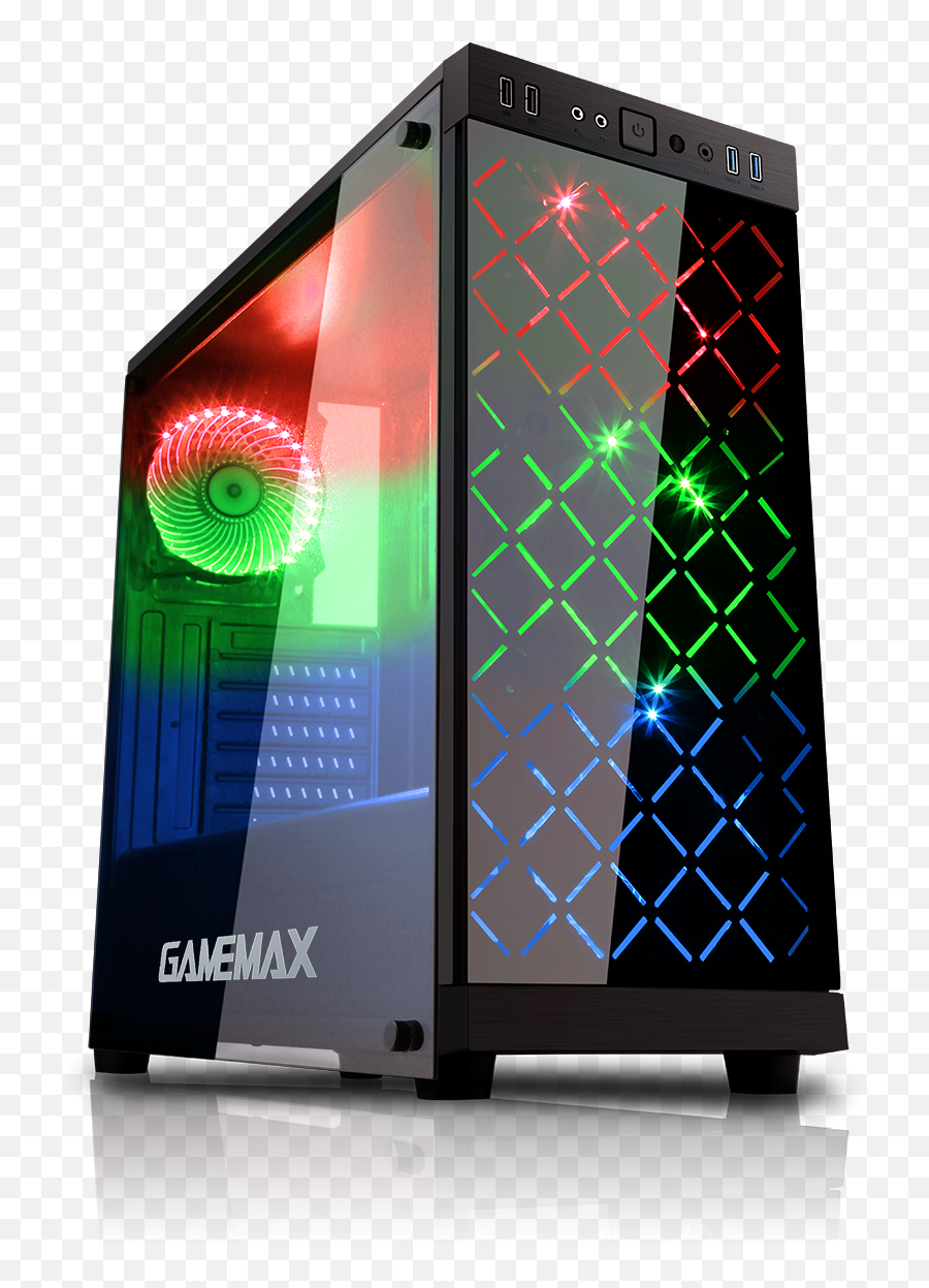 Gaming Pc Tower Png - Case Pc Gaming Black Emoji,How To Make Emoji On Dell Computers