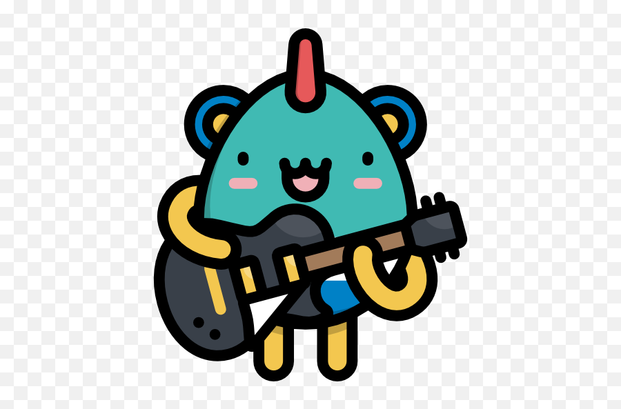 Free Icon Guitar Player Emoji,3d Emoji .eps
