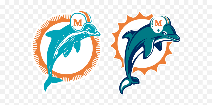 Present Dolphins Logos Featured - Miami Dolphins Logo Png Emoji,Miami Dolphins Emoji
