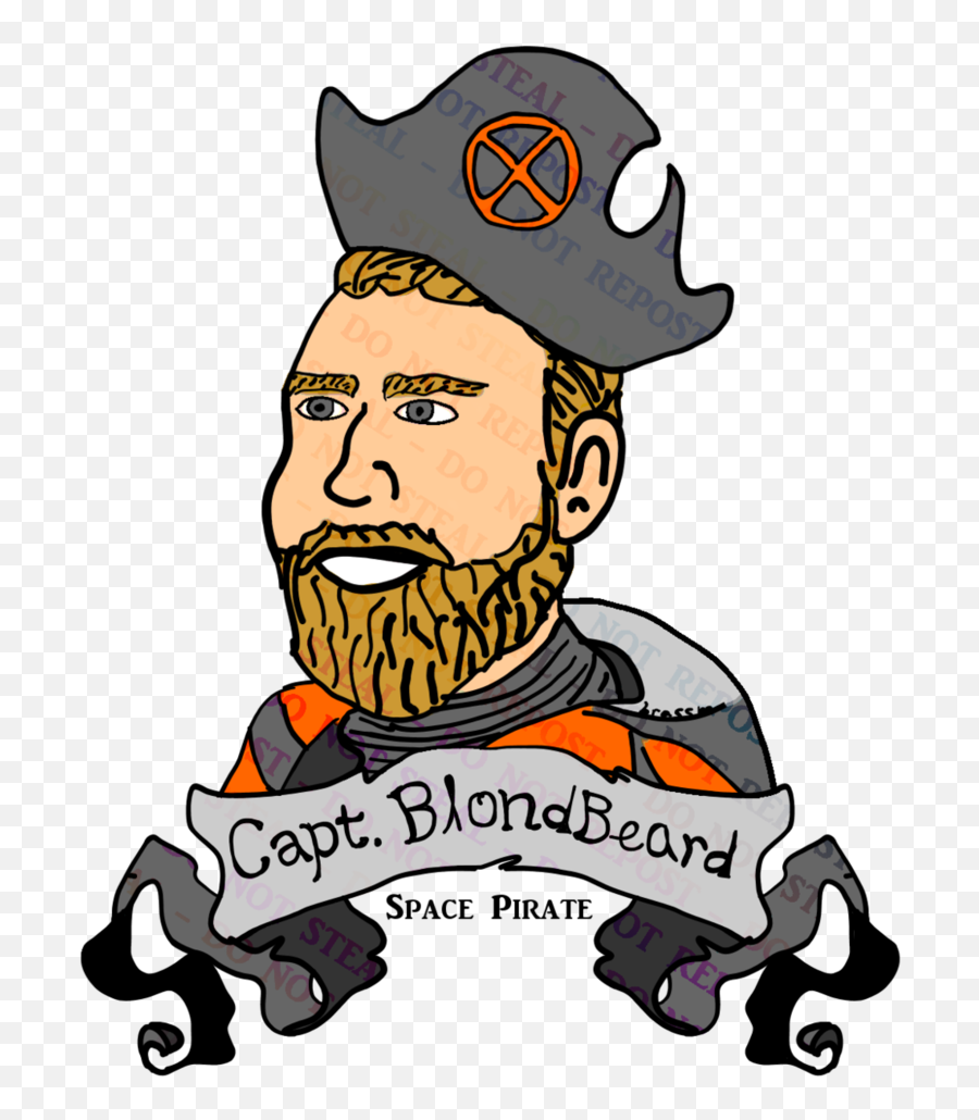 Captain Blond Beard - Captain Blonde Beard Emoji,Bearded Long Haired Male Emoji