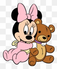 Minnie Mouse Teddy Bear Cheap Toys - Clipart Baby Minnie Mouse Emoji,Clip On Emoji Squisy