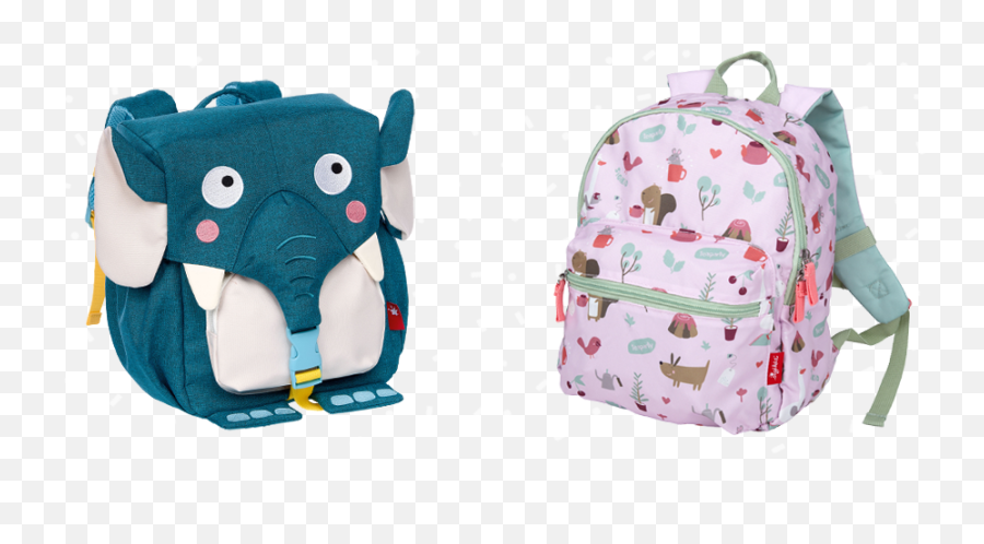 Backpacks Childrens Bags From Germany - Zaino Asilo Rosa Bimba Emoji,Cute Emoji Backpacks For Girls 8