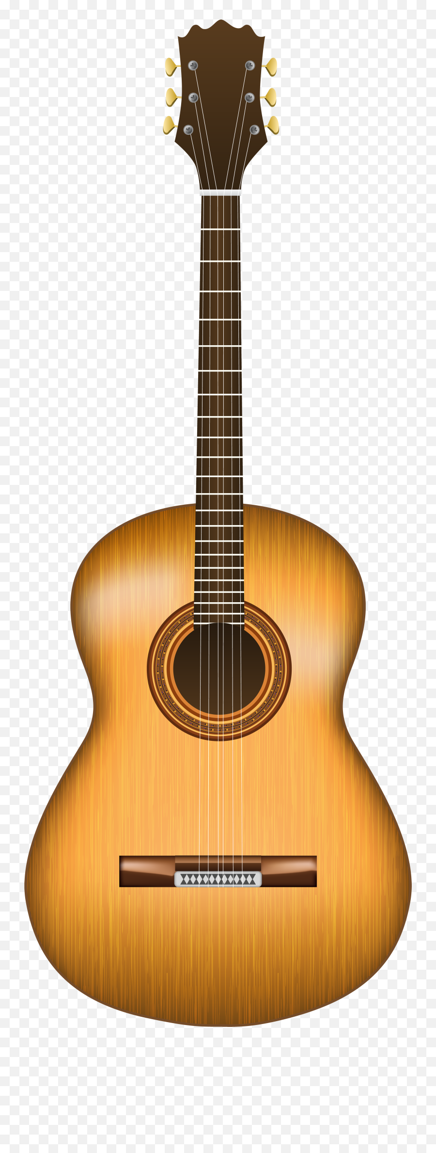 Guitar Clip Art Png Transparent Png - Solid Emoji,Guitar Emoji Png