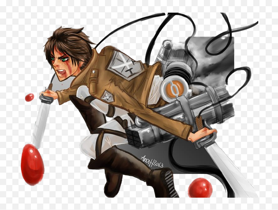 Attack On Titan U2013 Eren Yeager Png Transparent Image Png Mart Emoji,Imessage Attack On Titan Emojis