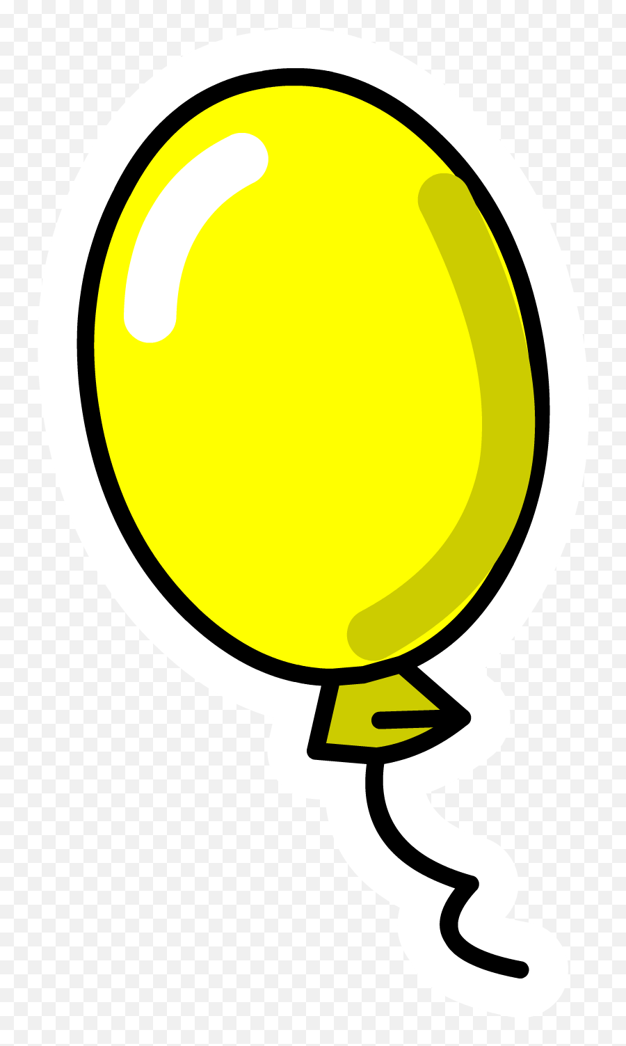 Yellow Balloon Clipart - Clip Art Library Emoji,A Look Of Bewilderment Emoticon