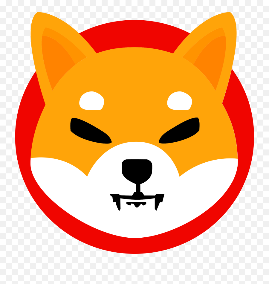 Shiba Inu Shib Logo Svg And Png Files Download Emoji,Dog Face Emoji Png