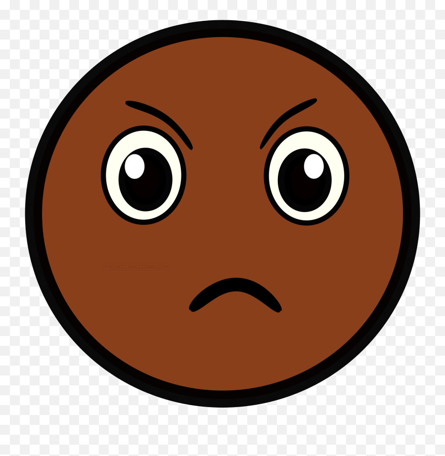 Angry Emoji Pictures U2013 Frontlineicons,Brown Color Emoji