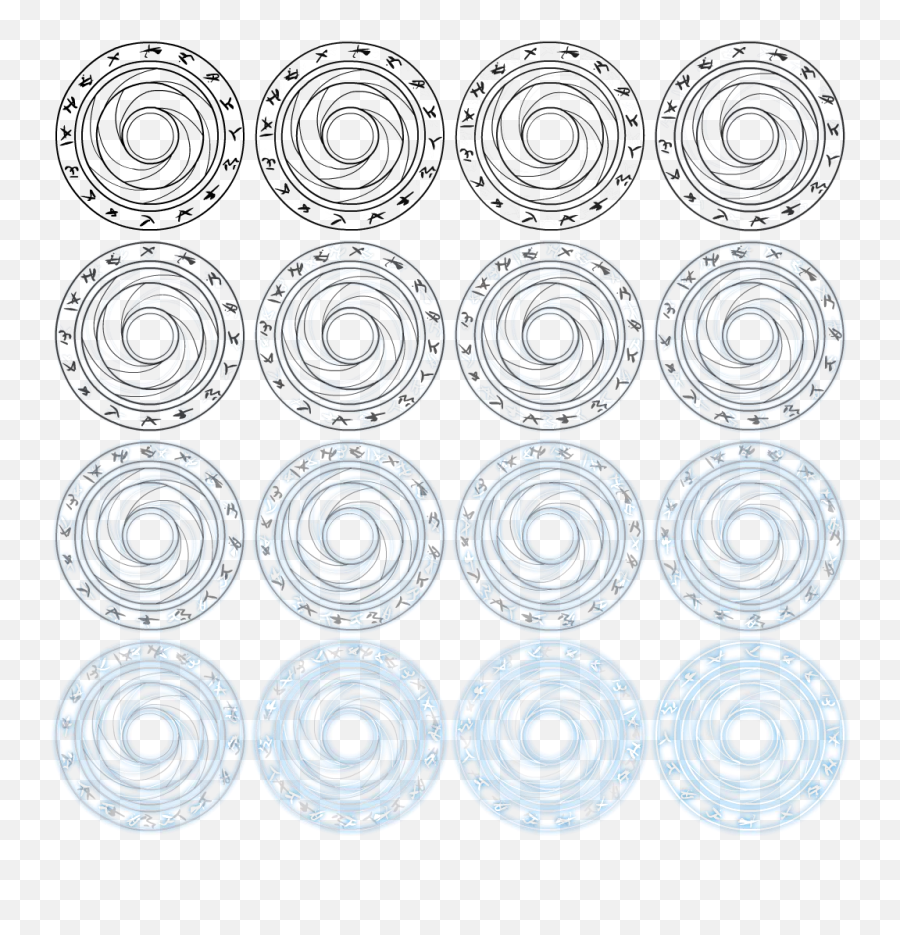 Teleport Circle - Sprite Sheet Opengameartorg Emoji,Magic Orb Emoji 3d