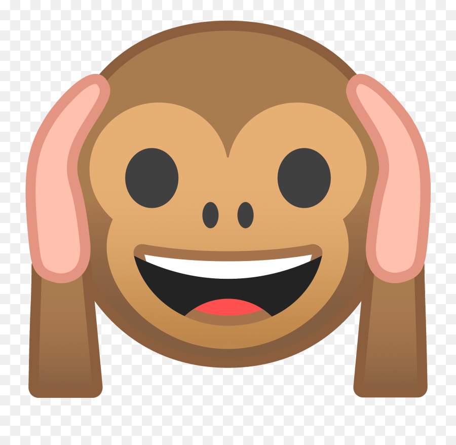 Hear - See No Evil Monkey Emoji,Hear No Evil Emoji