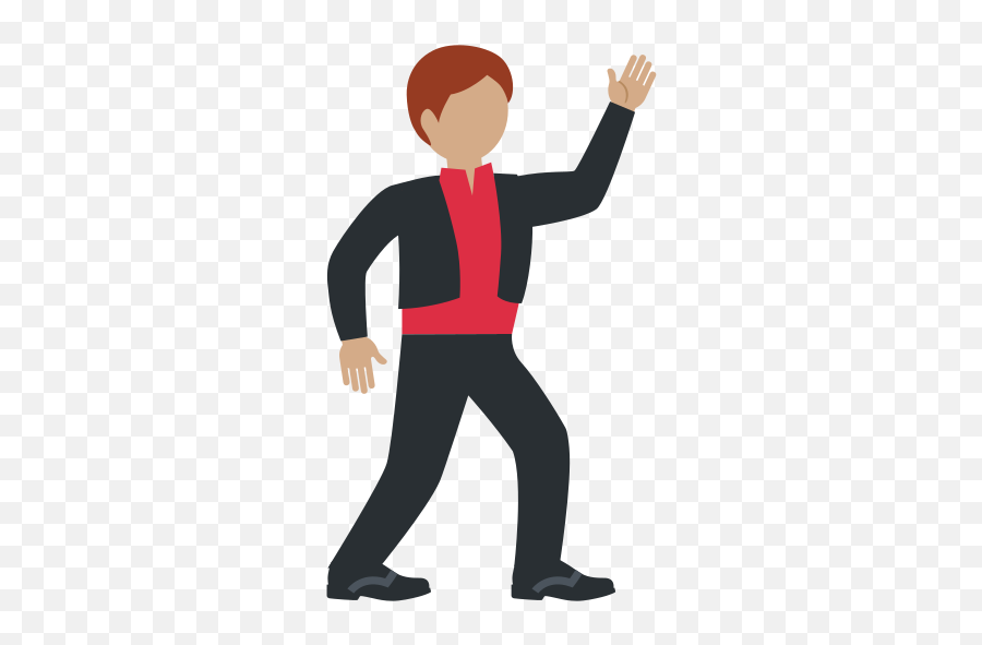 Man Dancing Medium Skin Tone Emoji - Lalaki Ng Sumasayaw Clip Art,Emoji Arms