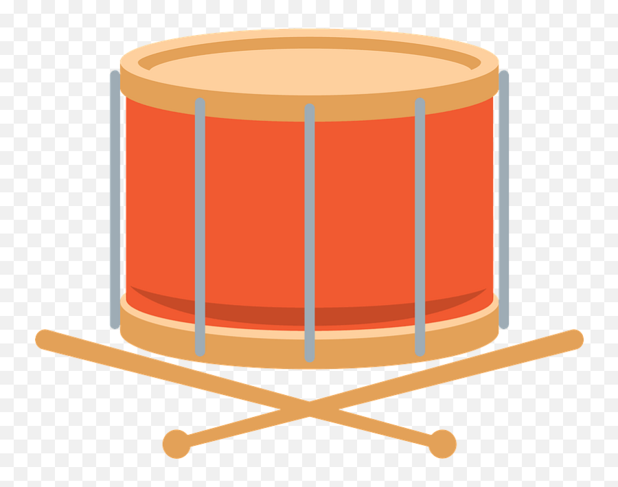 Drum Clipart - Cylinder Emoji,Drum Set Emoji