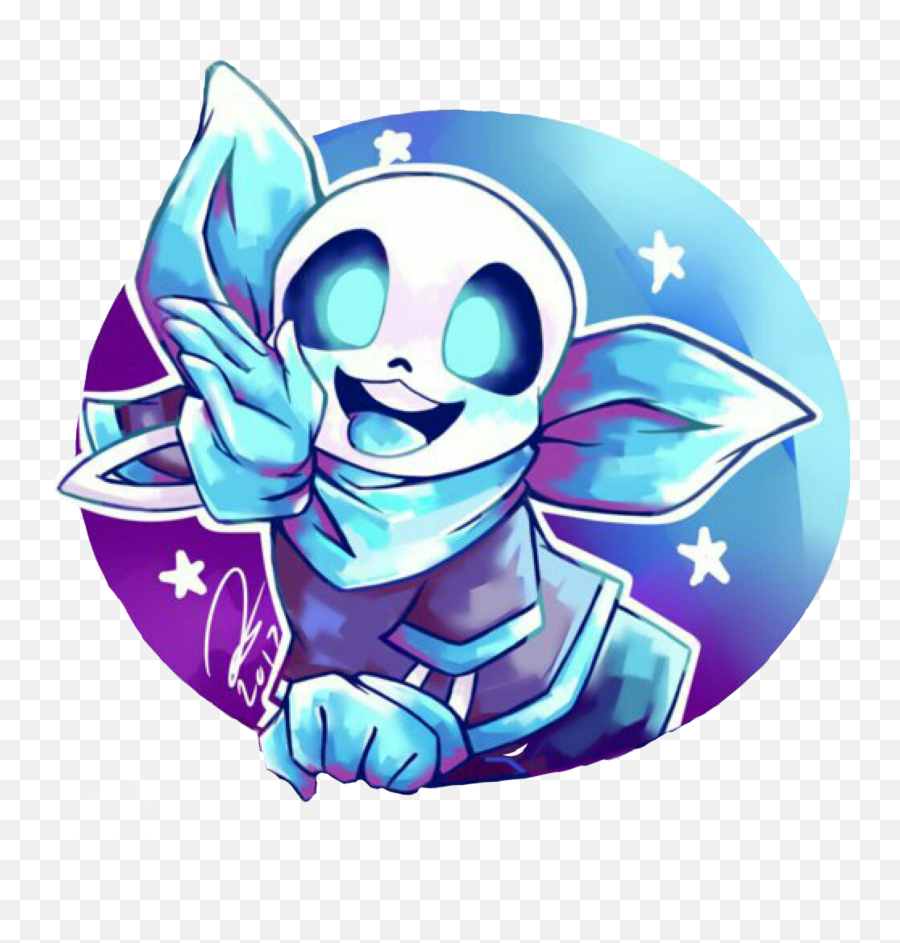 Blueberry Blue Underswap Sticker - Blueberry Sans Undertale Cute Emoji,Emoji Chan Underswap