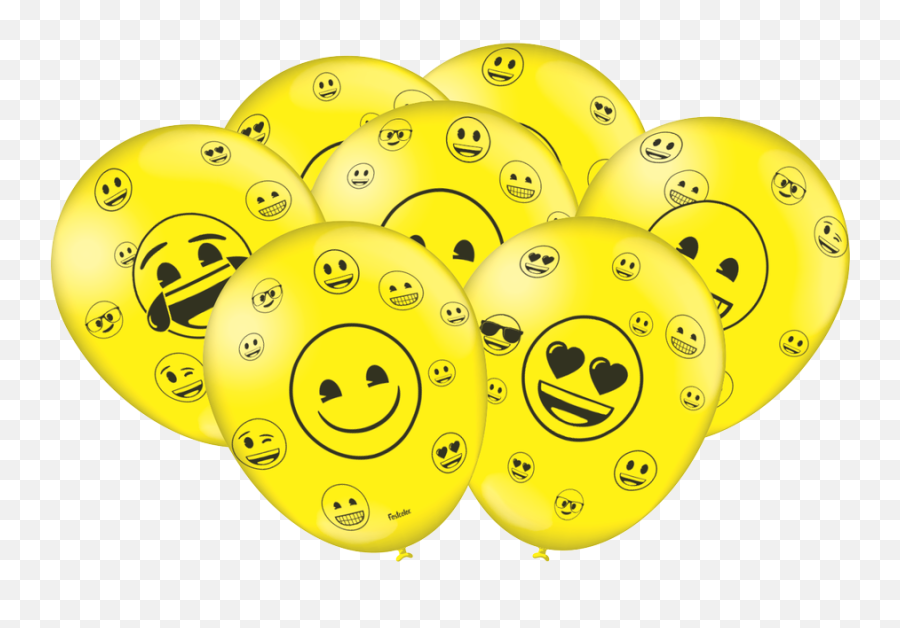 Balao Festcolor N09 Emoji C25 - Happy,R Emoticon