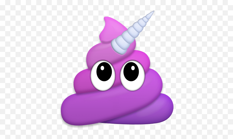 Itt Emojis - Galaxy Unicorn Poop Emoji,Hypnotized Emoji