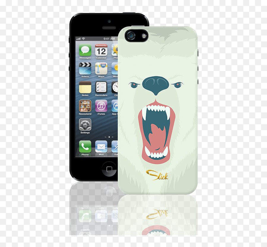 Download Angry White Wolf - Iphone 5s Full Size Png Image Iphone 4 Emoji,How To Get Emoji On Iphone 5s