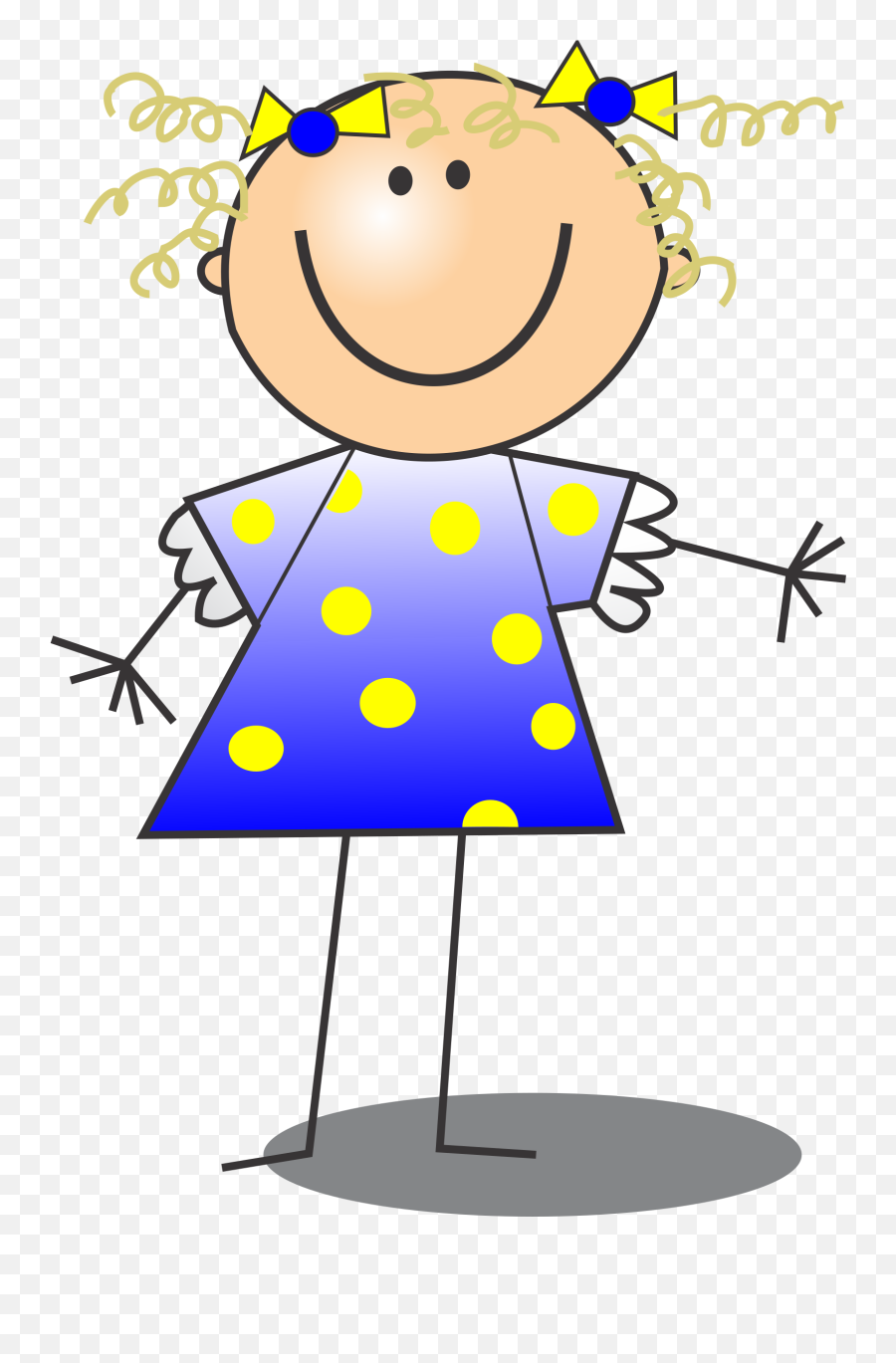 Grandma Clipart Stick Figure Grandma - Stick Figure Girl Clip Art Emoji,Emoji Stick Figures