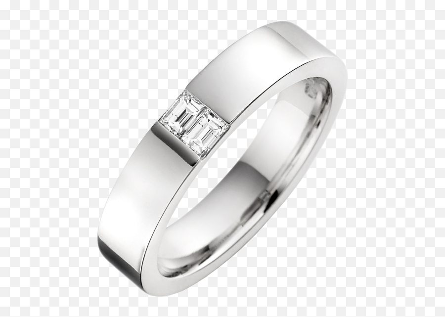 Gold Rings For Men With Single Stone - Stylish White Gold Ring For Men Emoji,Man Engagement Ring Woman Emoji